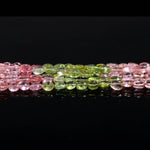 Load image into Gallery viewer, Natural Tourmaline Oval Shape Beads, Pink &amp; Green Tourmaline Smooth Oval Shape Beads for Jewelry Making, Tourmaline Gemstones, 6-7 MM