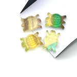 Load image into Gallery viewer, Natural Multi Fluorite Turtle Shape Carving, AAA Fluorite Turtle Shape Gemstone, 16 MM Loose Gemstones, Harmony in Stone, Healing Stone