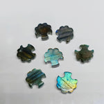 Load image into Gallery viewer, 2,3,4,5,6 pcs 100% Natural Labradorite tree Shape Carved Gemstone, Loose Gemstone, fancy Shape Gemstone for jewelry,Carved Gemstone 12X12mm.