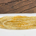 Load image into Gallery viewer, Sparkling Yellow Shaded Zircon Box Shape Beads, 3 mm Natural Cubic Zircon Beads, 13 Inches Zirconia Cube Dice Square Loose Beads for Jewelry