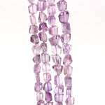 Load image into Gallery viewer, AAA Natural Pink Amethyst Faceted Tumble Beads ~ 6X8 MM Pink Amethyst Nuggets Shape Beads ~ 8" Strand Fancy Jewelry Making Beads Loose Beads