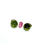 Load image into Gallery viewer, natural tourmaline Butterfly Shape Carving, Hand carved tourmaline Butterfly loose carving, carved butterfly for jewelry Making 19x7mm.