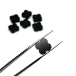 Load image into Gallery viewer, Natural Black Onyx Clover Shape Beads, Four Leaf Clover Shape Gemstone, Loose Wholesale Beads for Jewelry Making, Loose Beads, 12 MM