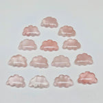 Load image into Gallery viewer, 2,3,4,5,6 Pcs 100% Natural Rose Quartz Clouds Shape Jewlery Making Loose Gemstone, smooth Gemstone, Gemstone For Jewlery 17X12 mm