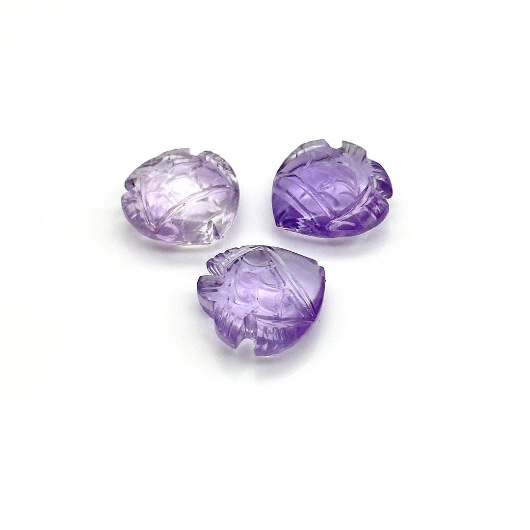 Cute Pink Amethyst Fish Shape Beads, Natural Pink Amethyst Fish Hand Carved Beads, Marine Fishes, Deep Sea Gemstone Fishes 16X17 MM