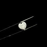 Load image into Gallery viewer, White Howlite Heart Shape Briolette's, Howlite Faceted Heart Shape Beads, Hand Carved Gemstone, Jewelry Making Charms, 10 MM
