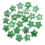 Load image into Gallery viewer, Green Strawberry Quartz Star Shape Briolettes, AAA Strawberry Faceted Star Charms, Wholesale Loose Beads for Jewelry, 12 MM, Hand Carved