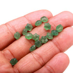 Load image into Gallery viewer, Green Strawberry Stars Briolette's, Green Strawberry Star Shape Beads, 6 MM Star Shape Gemstone for Jewelry, 6 Sides Carving Star Beads