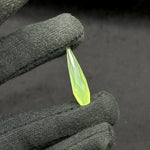 Load image into Gallery viewer, Green Chalcedony Long Drop Shape Briolette's, Faceted Teardrop Beads, 7X30 MM Green Color Drops for Earring Making, Loose Drops on Wholesale