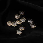 Load image into Gallery viewer, Natural Citrine Star Shape Briolette's, Citrine Star Shape Gemstone for Jewelry, Hand Carved Star Shape Charm Beads, 10 MM