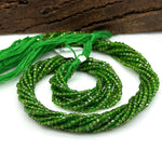 Load image into Gallery viewer, Natural Chrome Diopside Box Shape Beads, Dark Green Chrome Gemstone Beads, 2 MM Cube Shape Faceted Beads for Jewelry Making, 13 Inch Strand