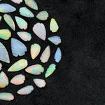 Load image into Gallery viewer, AAA+ Natural Ethiopian Opal Leaf Shape Beads, Carved Fire Opal Leaves, Loose Welo Opal Gemstone Beads For Jewelry, 4X9 - 7X12 MM Approx.