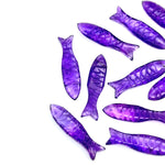 Load image into Gallery viewer, Natural Amethyst Fish Shape Gemstones, Purple Amethyst Healing Fish Beads, Jewely Making and Decor Fish Crystal 30X10 MM