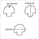 Load image into Gallery viewer, 2,3,4,5,6 pcs 100% Natural Labradorite tree Shape Carved Gemstone, Loose Gemstone, fancy Shape Gemstone for jewelry,Carved Gemstone 12X12mm.