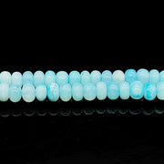 Blue Opal Necklace, Handmade Beaded Necklace, 8 MM Opal Choker Beads Necklace, Blue Opal Jewelry, Healing Stone, Bridesmaid Gifts