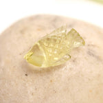 Load image into Gallery viewer, Hand Carved Lemon Quartz Fish Shape Stone, Natural Lemon Quartz Fish Charms for Jewelry Making, 20 MM