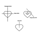 Load image into Gallery viewer, AAA Blue Opal Heart Beads: Carved Gemstone Briolettes, 10mm