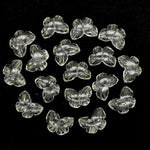 Load image into Gallery viewer, Natural Crystal Quartz Butterfly Shape Briolette, AAA Clear Quartz Hand Carved Butterfly Beads, Gemstone Beads, 13 MM Loose Beads Charm