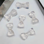Load image into Gallery viewer, 2,3,4,5 Pcs Rose quartz Hand Carved Bow Shape, Bow Shape Gemstone For Jewlery, Bow Shape Gemstone, 12X6 mm