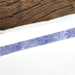 Load image into Gallery viewer, Natural Tanzanite Box Shape Beads, 2 MM Tanzanite Shaded Gemstone Beads, 12 Inches Cube Shape Faceted Loose Beads Strand for Jewelry Making