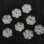 Load image into Gallery viewer, Snowflakes Crystals, 1 pc Natural Crystal Quartz Snowflake, 22 MM Handmade Snowflake Carvings, Hand Carved Gemstone For Jewelry, Ice Flakes