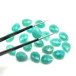 Load image into Gallery viewer, Amazing Amazonite Pear Shape Beads, AAA+ Quality Faceted Teardrop Bead, 9X12 MM Briolette Beads, Matched Pairs, Jewelry Making Beads