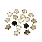 Load image into Gallery viewer, Natural Smokey Quartz Star Shape Briolettes, Hand Carved Faceted Star Shape Beads, Star Gemstone Charms for Jewelry Making, 10 MM Charms