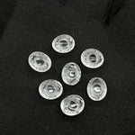Load image into Gallery viewer, Natural Crystal Quartz Evil Eye Beads, Hand Carved Gemstone Beads, Loose Oval Eye Beads, Evil Eye Charm Beads, Loose Carving Beads 10X12 MM