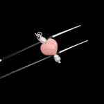 Load image into Gallery viewer, Fancy Pink Opal and Pearl Charms, Heart &amp; Oval Pearl Silver Charms, Gemstone Beads, Craft Making, 925 Silver Charms, Wholesale Gemstone