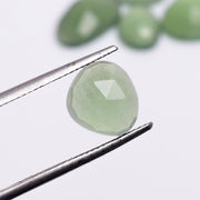 2 pcs A-one quality serpentine freeform Rosecut, faceted rosecut, loose gemstone for jewelry, jewelry making rosecut 9X7 14X12 mm