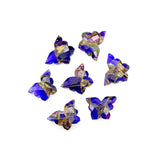Load image into Gallery viewer, Sparkling Butterflies, Copper Amethyst Butterfly Shape Beads, Faceted Butterfly Gemstone, Purple Amethyst Carving Beads 14x10 MM, Charm Bead