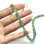 Load image into Gallery viewer, Natural Green Strawberry Necklace, Strawberry Gemstone Beaded Necklace, 925 Sterling Silver Handmade Jewelry, Healing Necklace, Gift for her