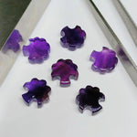 Load image into Gallery viewer, Natural Amethyst Tree Shape Hand Carved Gemstone Beads, 12X12 MM Purple Amethyst Fancy Shape Carving Loose Gemstone Beads for Jewelry Making