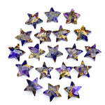 Load image into Gallery viewer, Rare Copper Amethyst Star Shape Beads, Purple Amethyst Faceted Star Beads, Gemstone Carvings Star Shape Briolette's, Star Charms 10 MM