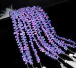 Load image into Gallery viewer, Lavendar Ethiopian Opal Drop Shape Beads, AAA Fire Ethiopian Opal Smooth Drop Beads, 4-6 MM Jewelry Making Gemstone Beads