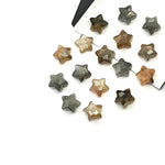 Load image into Gallery viewer, AAA+ Goldensheen Moonstone Star Shape Beads, Goldensheen Gemstone Faceted Star Shape Beads, Hand Carved Star Charms for Jewelry Making, 8 MM