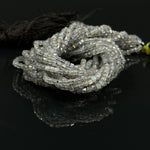 Load image into Gallery viewer, Labradorite Gemstone Beads: 2mm Faceted Cube, Blue Fire, 13 Inch Strand