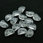 Load image into Gallery viewer, Natural Crystal Quartz Fruit Shape Gemstone, Half Lemon Slices Shape Gemstone, Hand Carved Beads, 13x9 MM, Jewelry Making Loose Gemstone