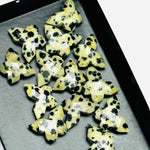 Load image into Gallery viewer, Natural Dalmation Jasper Butterfly Shape Gemstone Beads, Jasper Faceted Gemstone Hand Carved Beads, Jewelry Making Wholesale Charms  14MM