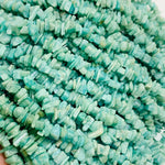 Load image into Gallery viewer, Natural Amazonite Smooth Uncut Chips Gemstone Beads, 16" AAA Quality Amazonite Rough Beads For Jewelry Making Craft Chips &amp; Nuggets Beads
