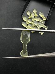 1,2,3,4,5 pcs Unique Lemon Quartz Wine Glass Shape Carving Gemstone, New Creative Glass Shape Faceted Loose Briolettes For Jewelry Making