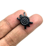 Load image into Gallery viewer, Carved Black Onyx Handmade Turtle Shape Stone, AAA Carnelian Turtle Shape Gemstone, 16 MM Loose Gemstones, Harmony in Stone, Hand Carved