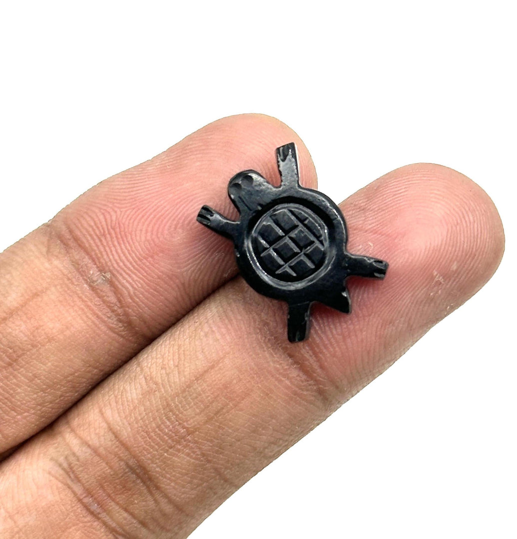 Carved Black Onyx Handmade Turtle Shape Stone, AAA Carnelian Turtle Shape Gemstone, 16 MM Loose Gemstones, Harmony in Stone, Hand Carved