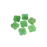 Load image into Gallery viewer, Green Strawberry Clover Shape Beads, Green Strawberry Four Leaf Clover Shape Gemstone, Loose Wholesale Beads for Jewelry Making, 12 MM