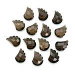 Load image into Gallery viewer, AAA Smoky Quartz Leaf Shape Beads, Brown Quartz Leaf Shape Briolette's, Faceted Fancy Carvings for Jewelry, 11X15 MM, Wholesale Gemstones