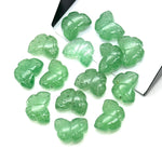 Load image into Gallery viewer, AAA Green Strawberry Butterfly Shape Beads, Natural Strawberry Quartz Hand Carved Butterfly Briolettes, Gemstone Carvings, 13 MM Loose Beads