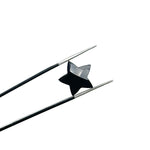 Load image into Gallery viewer, Black Onyx Star Shape Briolettes, Natural Black Onyx Star Shape Gemstone for Jewelry Making, Black Onyx Star Charm Beads, 15 MM Star Beads