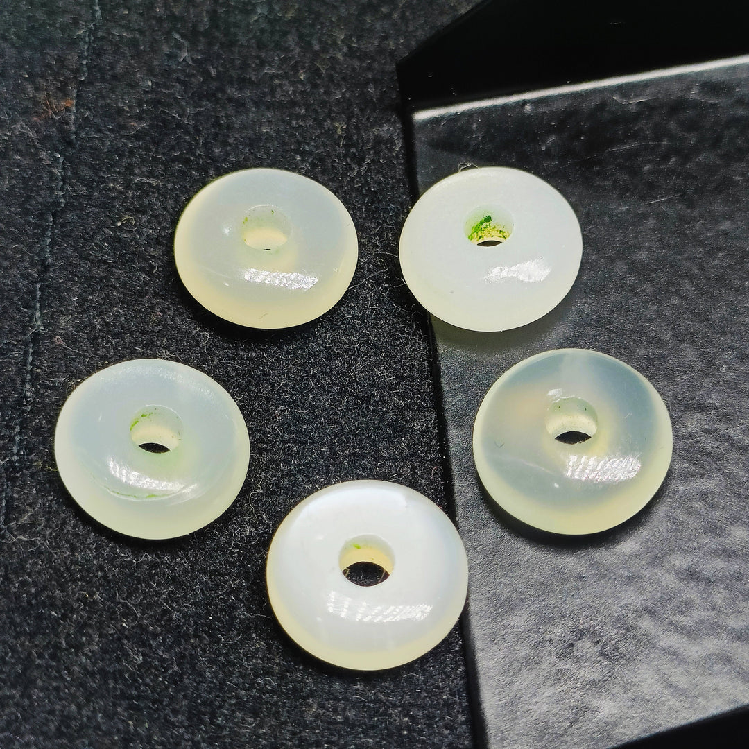 2,3,4,5,6 pcs 100% Natural moonstone donut Shape Carved Gemstone, Loose Gemstone, donut Shape Gemstone for Jewlery, Carved Gemstone 12 mm