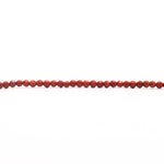 Load image into Gallery viewer, Natural Red Jasper Round Beads, Micro Faceted Jasper Mini Beads, 2 MM Beads for Jewelry, 13 Inches, Wholesale Beads