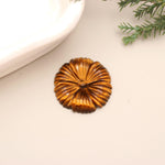 Load image into Gallery viewer, Natural Tiger's Eye Flower Shape Carving, Tiger's Eye Flower Shape Gemstone Beads, Flower Charms, 25 MM Reiki Healing Crystal Gifts